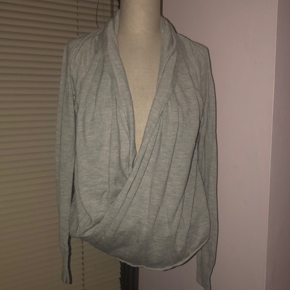 h&m wrap sweater